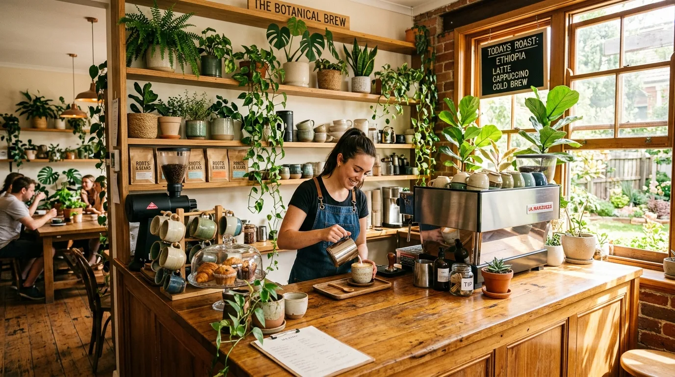 Coffee Bar with Plants for 10 coffee bar ideas for a stylish kitchen setup